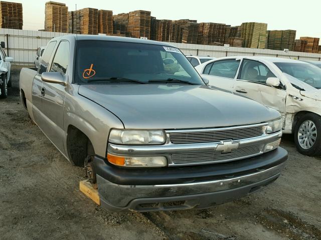 2GCEC19T811244162 - 2001 CHEVROLET SILVERADO BEIGE photo 1