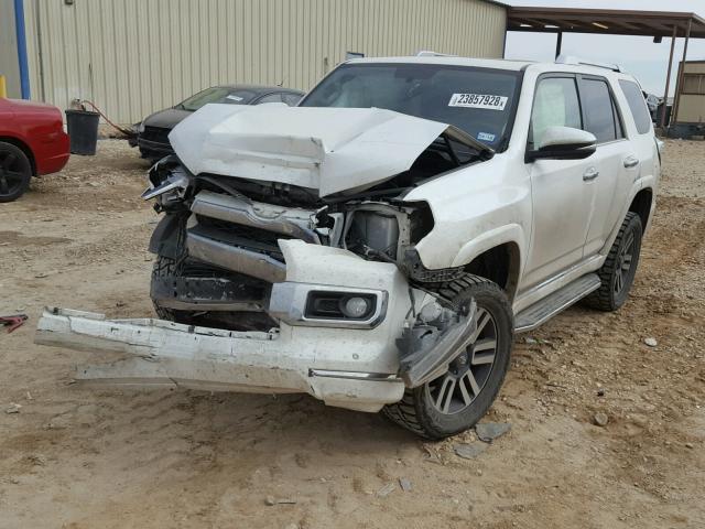 JTEBU5JR3F5245244 - 2015 TOYOTA 4RUNNER SR WHITE photo 2