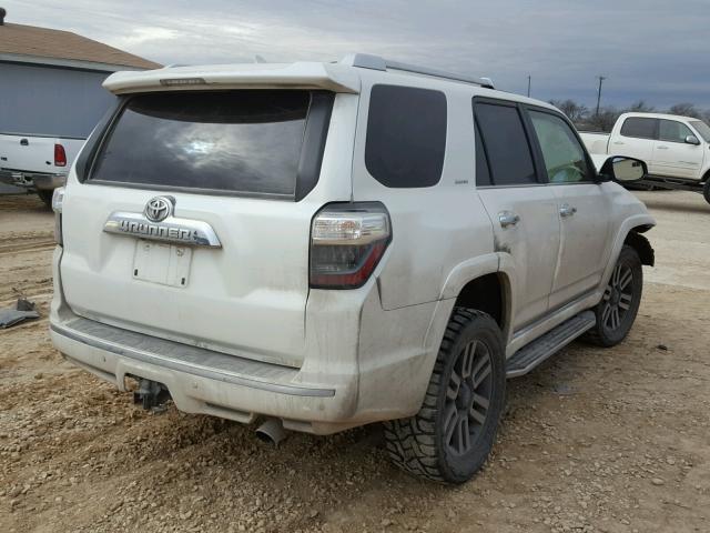 JTEBU5JR3F5245244 - 2015 TOYOTA 4RUNNER SR WHITE photo 4