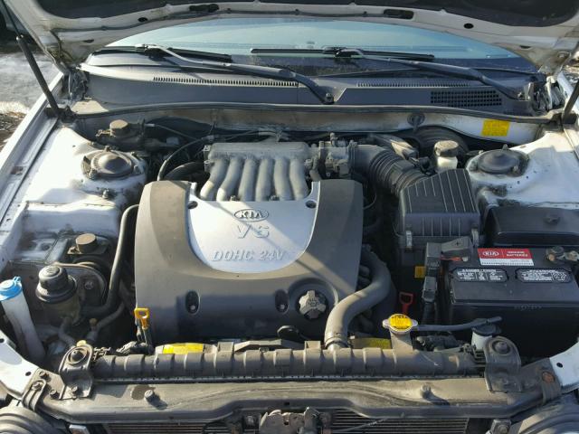 KNAGD128545276143 - 2004 KIA OPTIMA LX SILVER photo 7