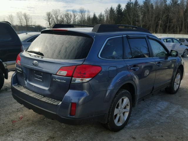 4S4BRCCC0D3256774 - 2013 SUBARU OUTBACK 2. BLUE photo 4