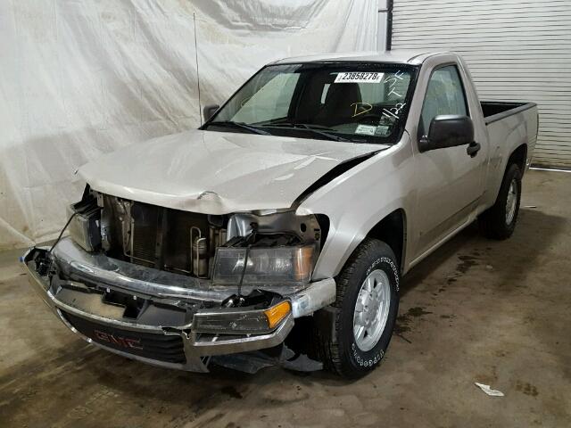 1GTCS148568304898 - 2006 GMC CANYON SILVER photo 2