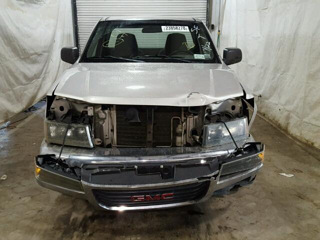 1GTCS148568304898 - 2006 GMC CANYON SILVER photo 9