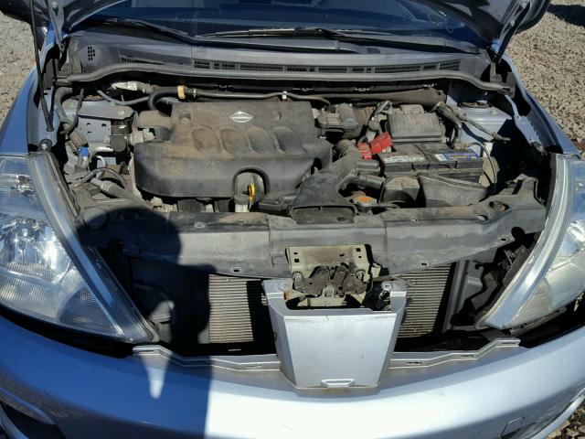 3N1BC13E89L499808 - 2009 NISSAN VERSA S BLUE photo 7