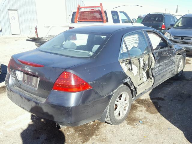 1HGCM56386A027788 - 2006 HONDA ACCORD SE CHARCOAL photo 4