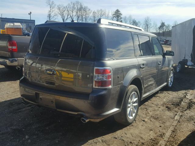 2FMGK5B86FBA17378 - 2015 FORD FLEX SE GRAY photo 4