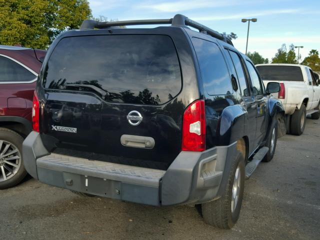 5N1AN08U77C535067 - 2007 NISSAN XTERRA OFF BLACK photo 4