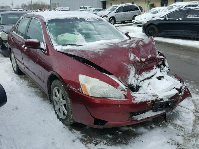 1HGCM66563A017781 - 2003 HONDA ACCORD EX RED photo 1