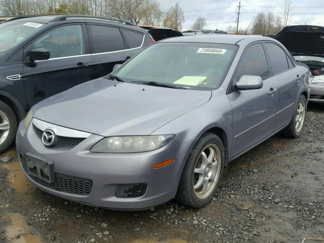 1YVHP80D065M17298 - 2006 MAZDA 6 S GRAY photo 2