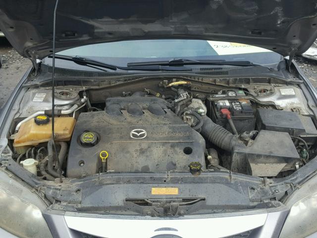 1YVHP80D065M17298 - 2006 MAZDA 6 S GRAY photo 7