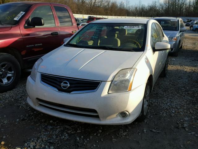 3N1AB6AP0CL715710 - 2012 NISSAN SENTRA 2.0 WHITE photo 2