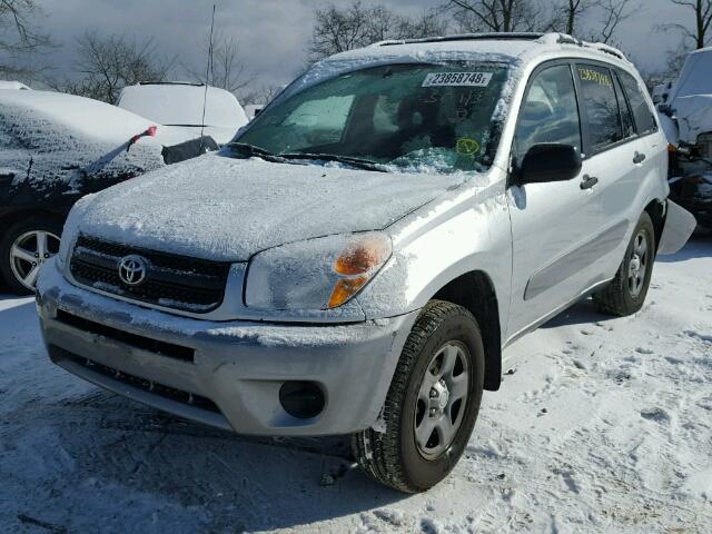 JTEHD20V350039991 - 2005 TOYOTA RAV4 SILVER photo 2