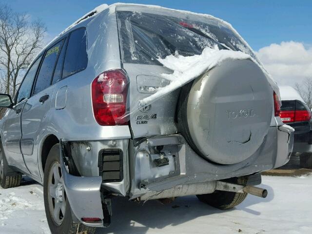 JTEHD20V350039991 - 2005 TOYOTA RAV4 SILVER photo 9