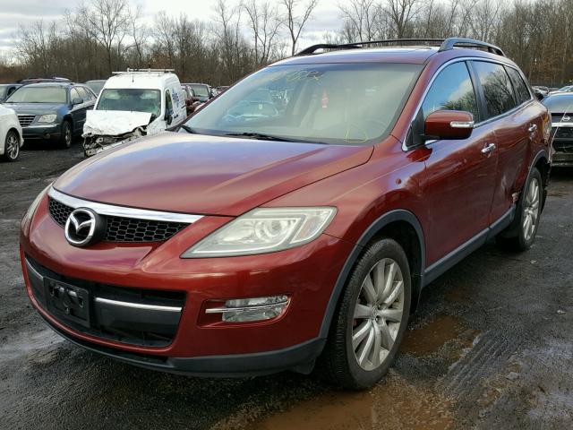 JM3TB38C170110306 - 2007 MAZDA CX-9 RED photo 2