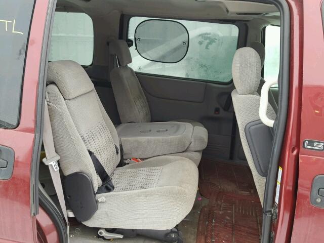 1GNDX13E13D243279 - 2003 CHEVROLET VENTURE LU RED photo 6