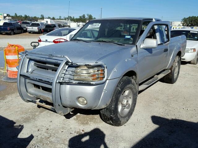 1N6ED26Y11C377310 - 2001 NISSAN FRONTIER K WHITE photo 2