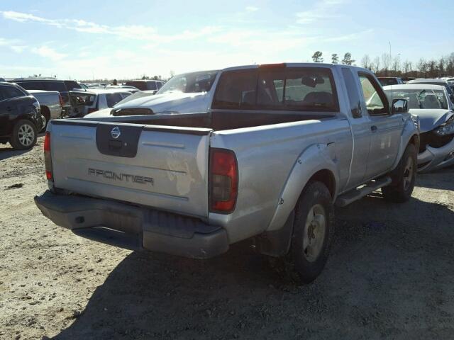 1N6ED26Y11C377310 - 2001 NISSAN FRONTIER K WHITE photo 4