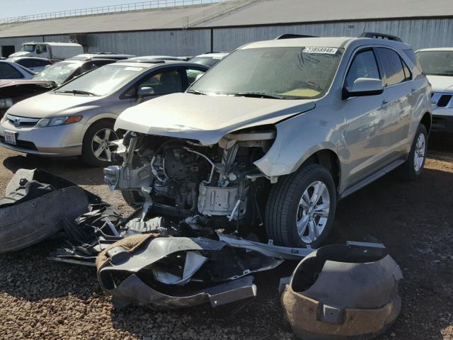 2GNFLNEK8D6249496 - 2013 CHEVROLET EQUINOX LT SILVER photo 2