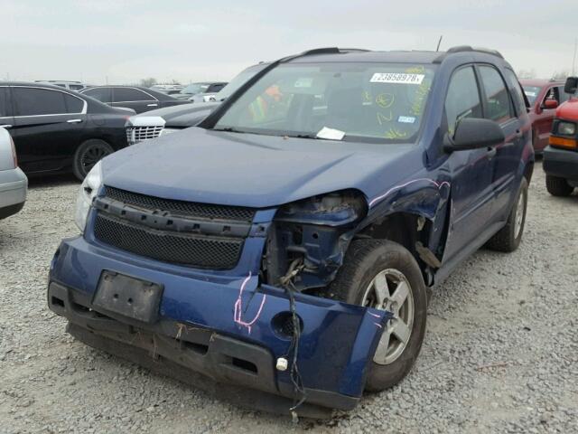 2CNDL23F186294169 - 2008 CHEVROLET EQUINOX LS BLUE photo 2