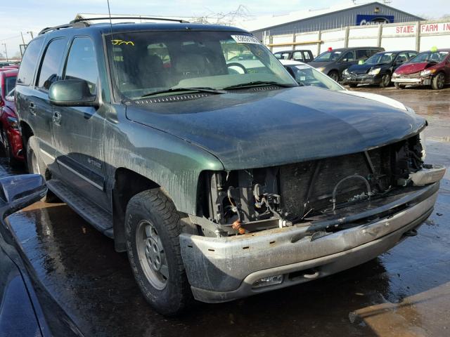 1GNEK13T21J284794 - 2001 CHEVROLET TAHOE K150 GREEN photo 1