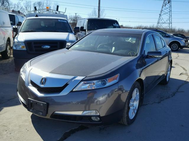 19UUA86509A018071 - 2009 ACURA TL GRAY photo 2