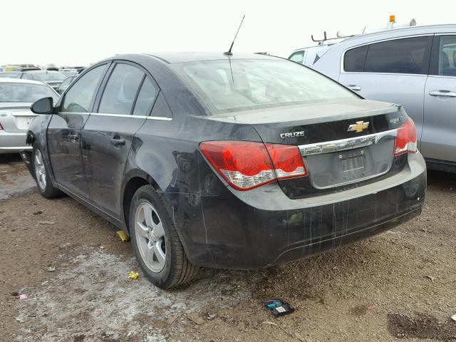 1G1PE5S93B7250831 - 2011 CHEVROLET CRUZE LT BLACK photo 3