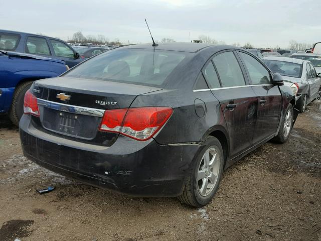 1G1PE5S93B7250831 - 2011 CHEVROLET CRUZE LT BLACK photo 4