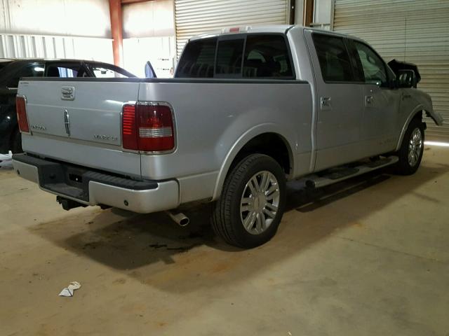 5LTPW16537FJ09577 - 2007 LINCOLN MARK LT SILVER photo 4