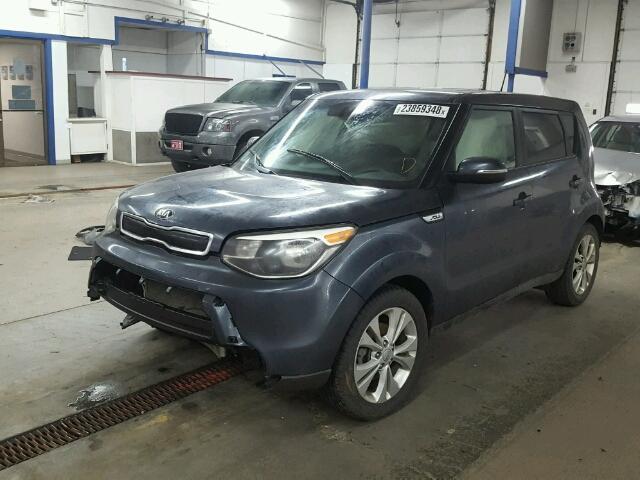 KNDJP3A59E7074611 - 2014 KIA SOUL + BLUE photo 2