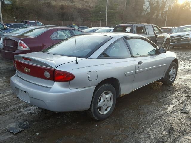 1G1JC12FX57160946 - 2005 CHEVROLET CAVALIER SILVER photo 4