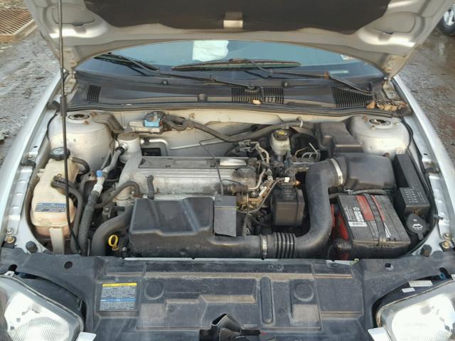 1G1JC12FX57160946 - 2005 CHEVROLET CAVALIER SILVER photo 7