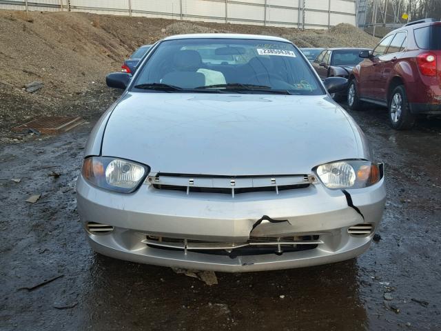 1G1JC12FX57160946 - 2005 CHEVROLET CAVALIER SILVER photo 9