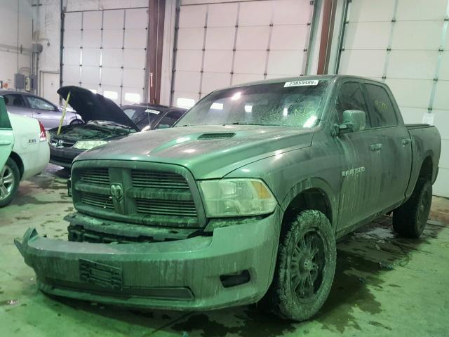 1D7RV1CT0BS622888 - 2011 DODGE RAM 1500 SILVER photo 2