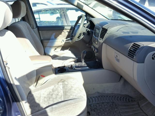 KNDJC736875677668 - 2007 KIA SORENTO EX BLUE photo 5