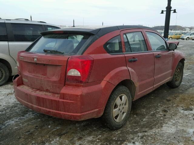 1B3HB28C28D784274 - 2008 DODGE CALIBER ORANGE photo 4