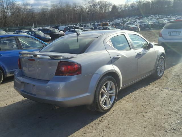 1C3CDZCG7EN117636 - 2014 DODGE AVENGER SX GRAY photo 4