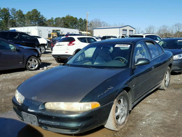 1G3WS52K0XF341566 - 1999 OLDSMOBILE INTRIGUE G GREEN photo 2