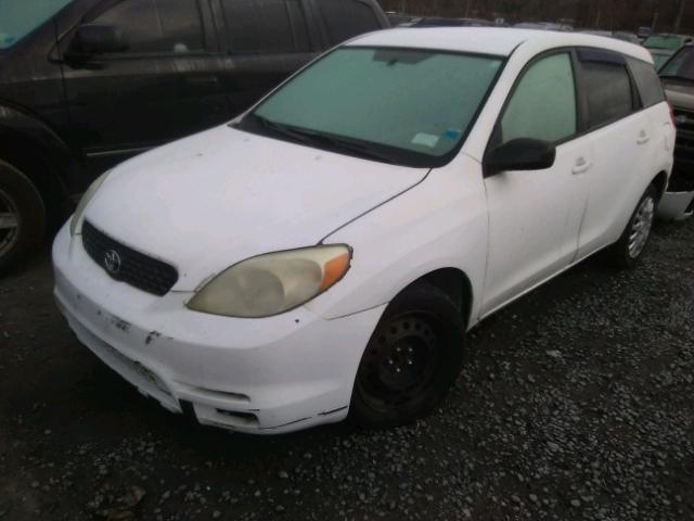 2T1KR32E73C073269 - 2003 TOYOTA MATRIX WHITE photo 2