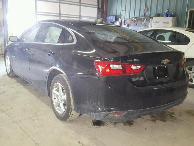 1G1ZB5ST6HF248521 - 2017 CHEVROLET MALIBU LS BLACK photo 3