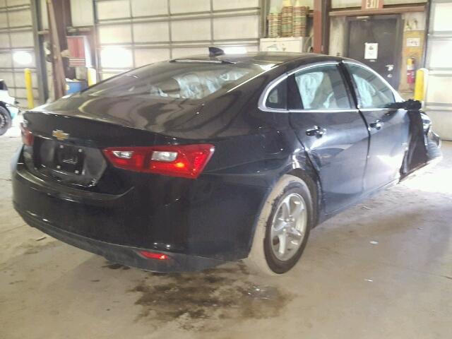 1G1ZB5ST6HF248521 - 2017 CHEVROLET MALIBU LS BLACK photo 4