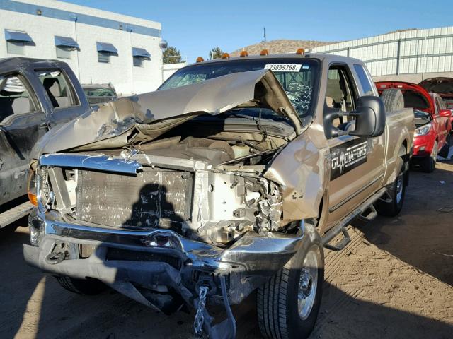 3FTNX21L6YMA46754 - 2000 FORD F250 SUPER GOLD photo 2