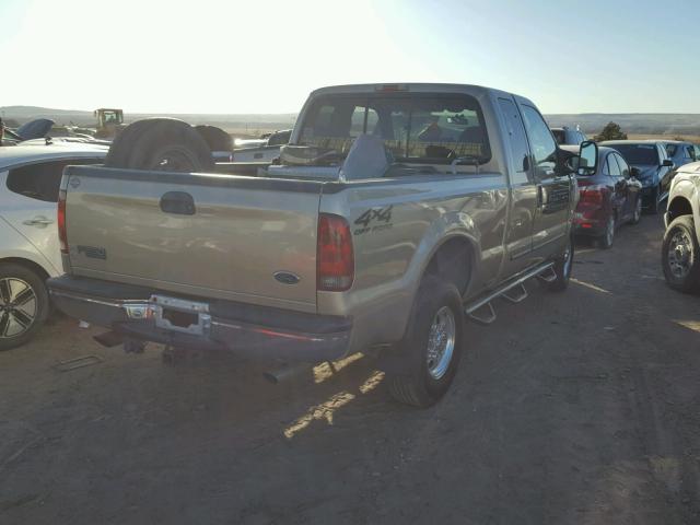 3FTNX21L6YMA46754 - 2000 FORD F250 SUPER GOLD photo 4