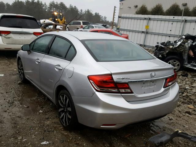 19XFB2F95FE241624 - 2015 HONDA CIVIC EXL 灰色 照片 3