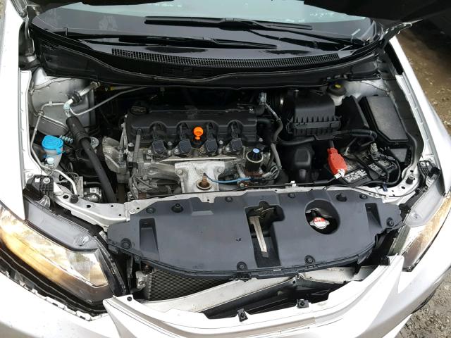 19XFB2F95FE241624 - 2015 HONDA CIVIC EXL 灰色 照片 7