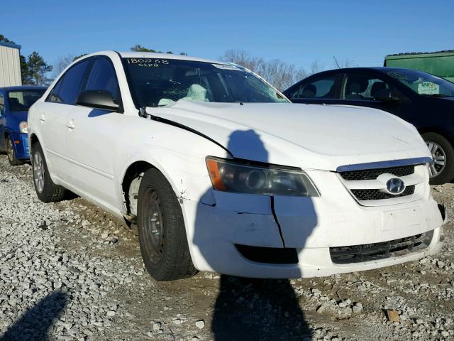 5NPET46C66H162586 - 2006 HYUNDAI SONATA GL WHITE photo 1