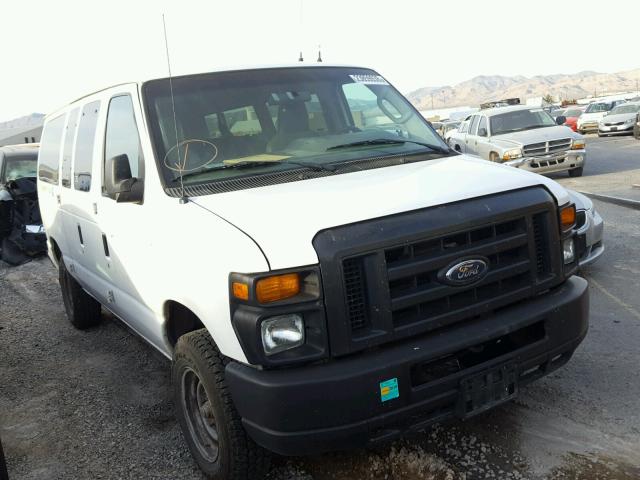 1FMNE3BL1DDA59715 - 2013 FORD ECONOLINE WHITE photo 1