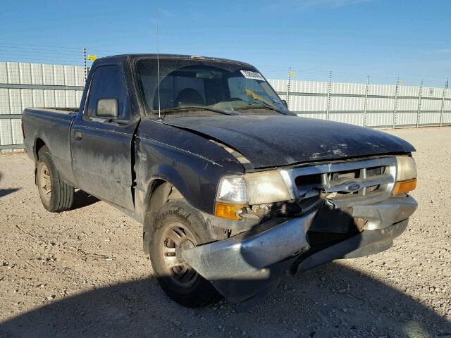 1FTYR10C4XPC07159 - 1999 FORD RANGER BLACK photo 1