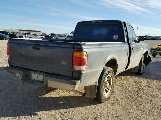 1FTYR10C4XPC07159 - 1999 FORD RANGER BLACK photo 4