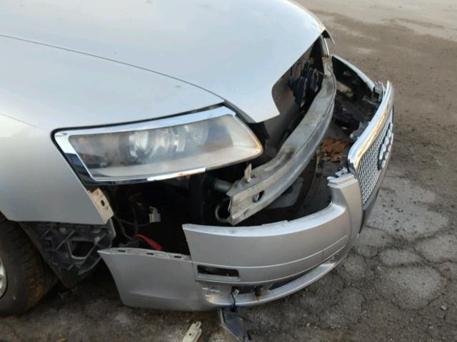 WAUDH74F46N122175 - 2006 AUDI A6 3.2 QUA SILVER photo 9