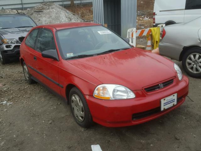 2HGEJ6343VH101610 - 1997 HONDA CIVIC DX RED photo 1